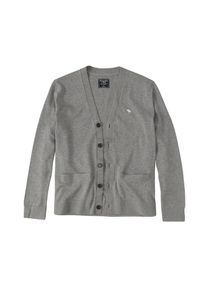 Abercrombie & Fitch Abercrombie & Fitch, Herren Cardigan, Hellgrau