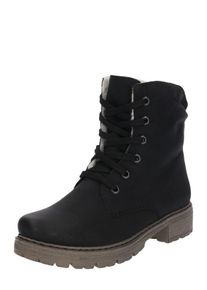 Rieker, Damen Schnürstiefelette, Schwarz
