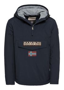 Napapijri, Herren Anorak 'N0YGNJ', Beige / Dunkelblau / Rot