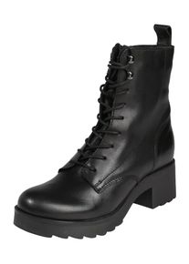 Zign Shoes Zign, Damen Leder Schn&uuml;rstiefel, Schwarz