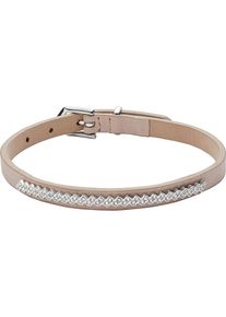 Fossil, Damen Armband 'JF02669040', Beige / Silber