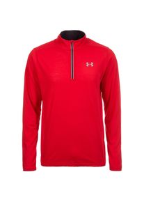 Under Armour, Herren Laufshirt 'HeatGear Streaker 1/4 Zip', Rot