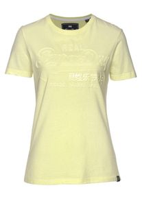 Superdry, Damen T-Shirt, Gelb