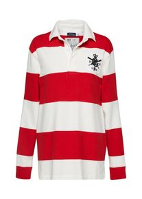 Polo Ralph Lauren, Damen Shirt, Rot / Offwhite