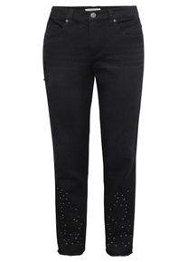 sheego Denim, Damen Jeans, Schwarz