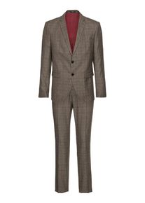 Selected Homme, Herren Anzug 'SLHSLIM-MYLOLOGAN BROWN CHECK SUIT B', Braun