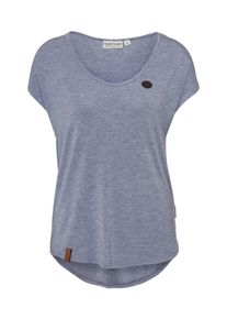 Naketano, Damen Shirt 'Falscher Smiley', Taubenblau