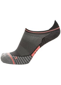 Stance, Damen 'Run Fusion Windy Tab' Laufsocken, Basaltgrau / Lachs