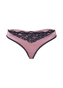 Hunkemöller Hunkemöller, Damen String 'Poppy', Altrosa / Schwarz