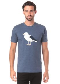 Cleptomanicx, Herren T-Shirt 'Gull 3', Taubenblau