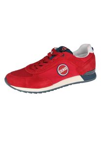 COLMAR, Herren Sneaker 'Travis Colors', Taubenblau / Rot / Wei&szlig;