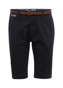 Tom Tailor, Herren Chino Shorts 'SOLID, JIM', Nachtblau