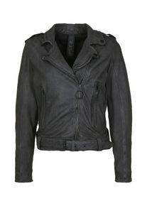 Gipsy, Damen Lederjacke 'Theron', Anthrazit