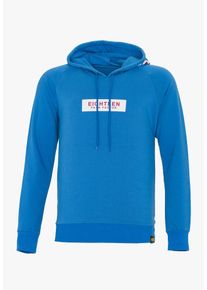 PLUS EIGHTEEN, Herren Kapuzenpullover, T&uuml;rkis / Offwhite