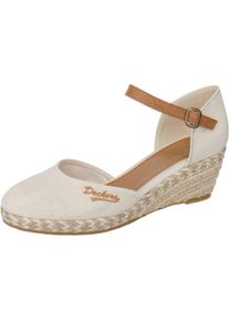 Dockers by Gerli, Damen Keilsandaletten, Naturwei&szlig;