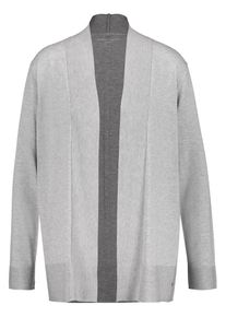 Gerry Weber, Damen Strickjacke mit Schalkante, Grau