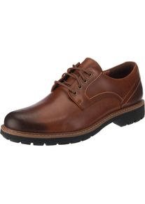Clarks, Herren Schnürer 'Batcombe Hall', Rostbraun / Schwarz