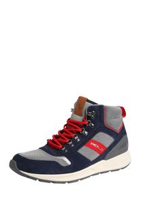 Polo Ralph Lauren, Herren Sneaker 'Train 100', Dunkelblau / Grau / Rot