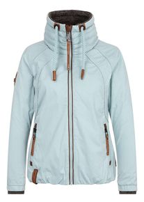 Naketano, Damen Jacke 'Im sandwich drinne', Braunmeliert / Mint