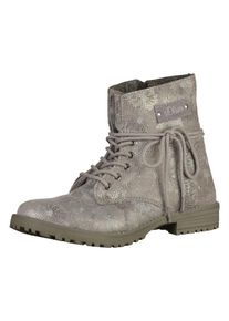 s.Oliver RED LABEL, Damen Stiefelette, Dunkelbeige / Grau