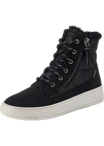 Esprit, Damen Winterstiefeletten 'LUNI', Schwarz / Wei&szlig;