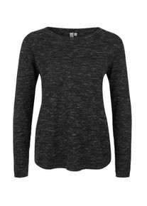 Q/S Designed By, Damen Pullover, Schwarzmeliert