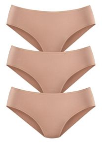 Lascana, Damen Jazzpants (3 Stck.), Nude