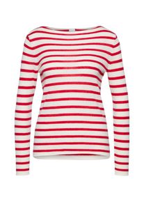 BOSS, Damen Pullover 'Wabandy', Rot / Wei&szlig;