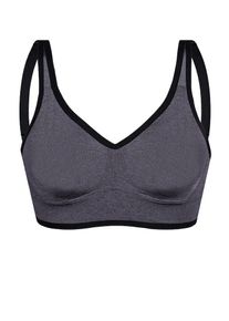 Sassa Mode Sassa, Damen Sport-BH, Basaltgrau