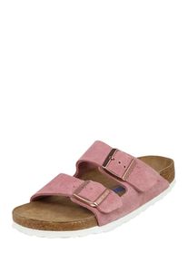 Birkenstock, Damen Pantolette 'Arizona Suede', Rosa