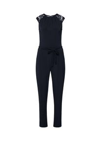 Dorothy Perkins, Damen Overall 'ISABELLA LACE ITY JUMPSUIT', Schwarz