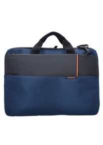Samsonite, Herren Qibyte Businesstasche 45 cm Laptopfach, Blau / Schwarz