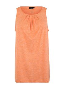 Active By Zizzi, Damen Sport-Tops 'AFRANCISCO, S/L, BLOUSE', Hellorange