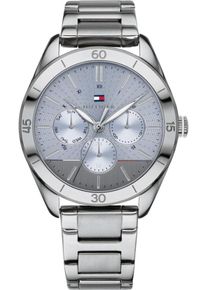 Tommy Hilfiger, Herren Multifunktionsuhr, Grau
