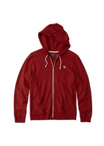 Abercrombie & Fitch Abercrombie & Fitch, Herren Sweatshirts 'GBL FULLZIP', Rot