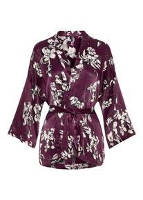 V&eacute;ro Moda VERO MODA, Damen Kimono, Weinrot / Schwarz / Wei&szlig;
