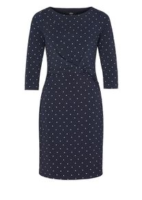 s.Oliver BLACK LABEL, Damen Kleid, Kobaltblau / Weiß