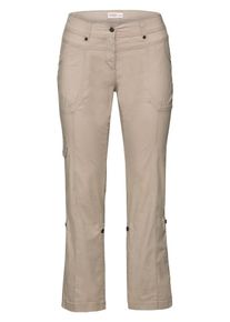 sheego Casual, Damen Cargohose, Taupe