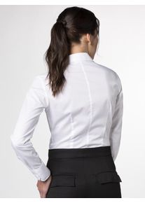Eterna, Damen Langarm Bluse, Weiß