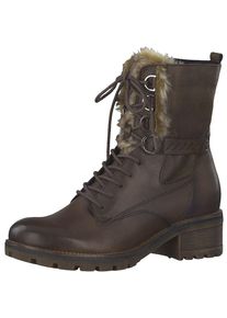 Tamaris, Damen Schn&uuml;rstiefel, Braun