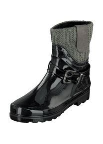 GOSCH SYLT, Damen Gummistiefel, Taupe / Schwarz