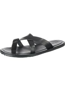 Pier One, Herren Pantoletten, Schwarz