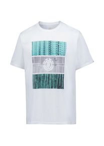 Element, Herren T-Shirt 'Parallel', Himmelblau / Grün / Weiß