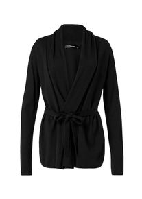 Hallhuber, Damen Strickjacke, Schwarz