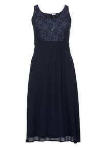 sheego Style, Damen Cocktailkleid, Marine
