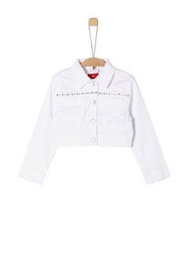 s.Oliver Junior, M&auml;dchen Jeansjacke, Wei&szlig;