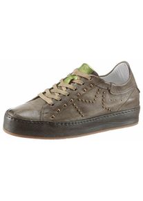 A.S.98, Damen Sneaker, Gold / Khaki / Hellgr&uuml;n