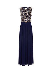LACE & BEADS LACE & BEADS, Damen Kleid 'Andorra Maxi', Nachtblau / Gold