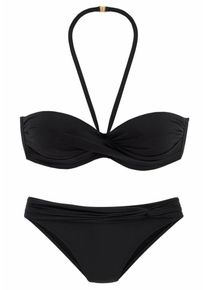 Lascana, Damen Tankini, Schwarz