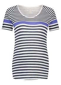 Esprit Maternity, Damen T-shirt, Indigo / Nachtblau / Weiß